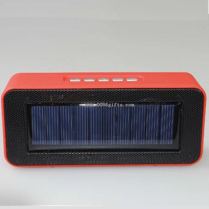 Bluetooth reproduktor s FM a USB solární energie