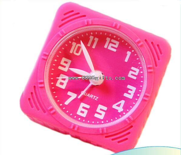 Horloge carré silicone