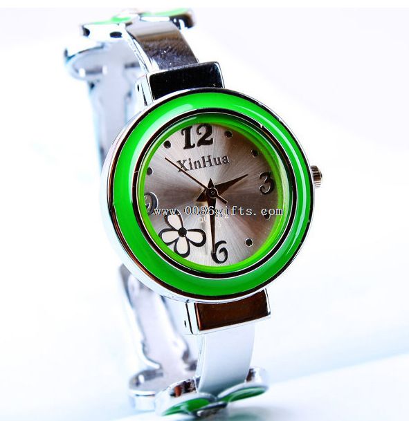 stainless steel back alloy wrist watch