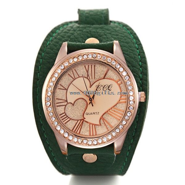 Respaldo de acero inoxidable reloj