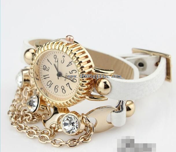 Relojes de acero inoxidable pulsera moda señora