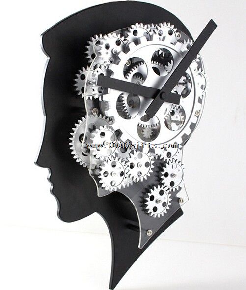Reloj de pared decorativo de Super cerebro Inicio