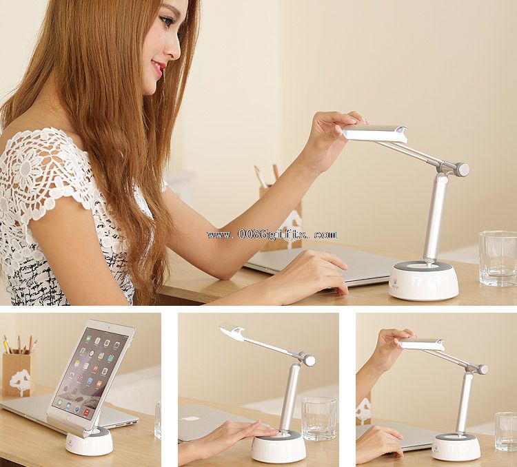 Tablet stand e bluetooth altoparlanti con luce led