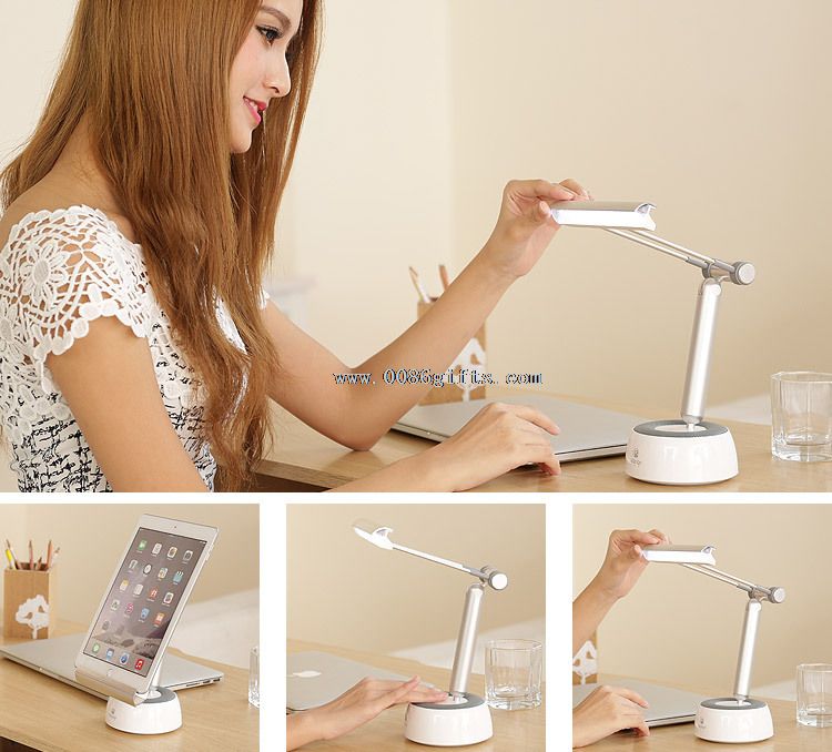 Led ışık ile tablet stand ve bluetooth hoparlör