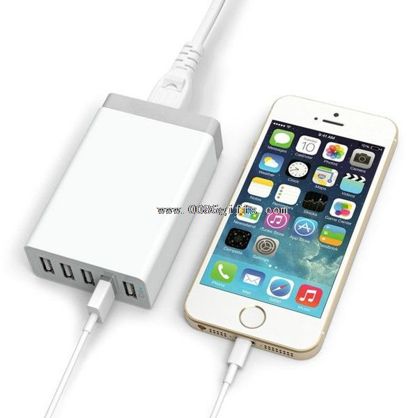 USB socket charger with 5 usb