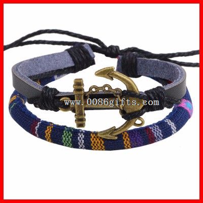 Pulsera vintage de anclaje