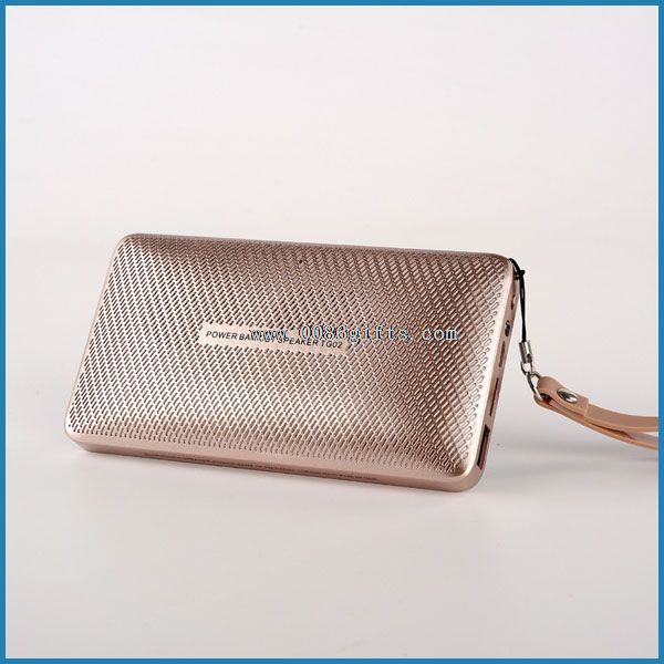 Wallet shape power bank Bluetooth speaker