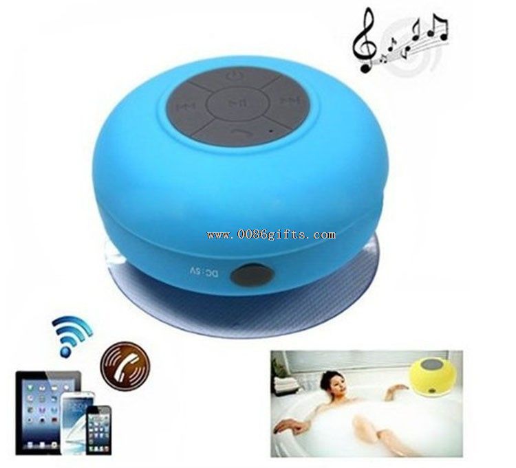 Waterproof shower bluetooth speaker with hands free call