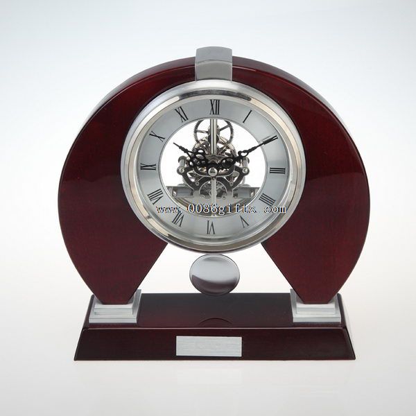 Wooden Pendulum Table clock