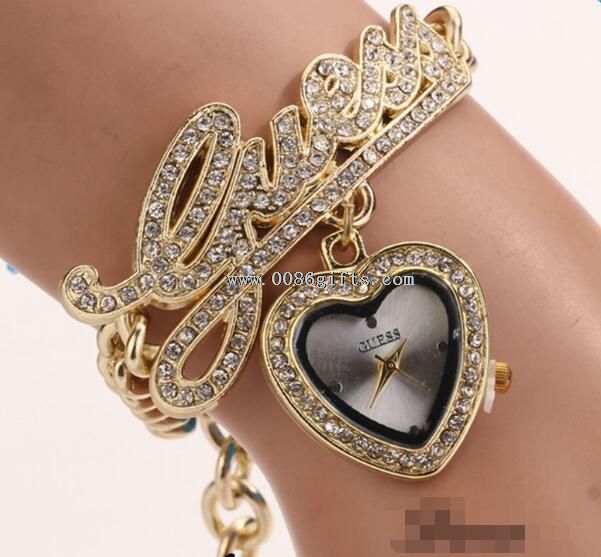 serce bransolety i bransoletki zegarki na rękę