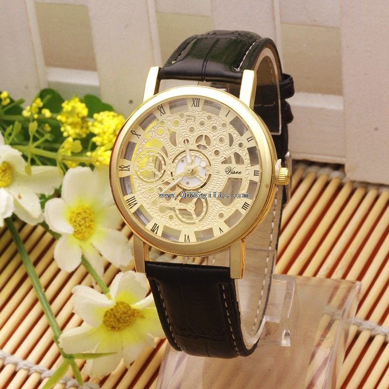 Reloj de cuero genuino