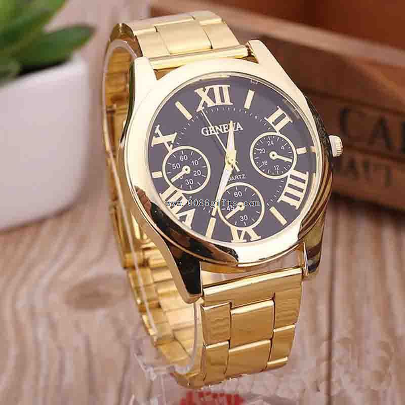reloj de pulsera de oro para hombres