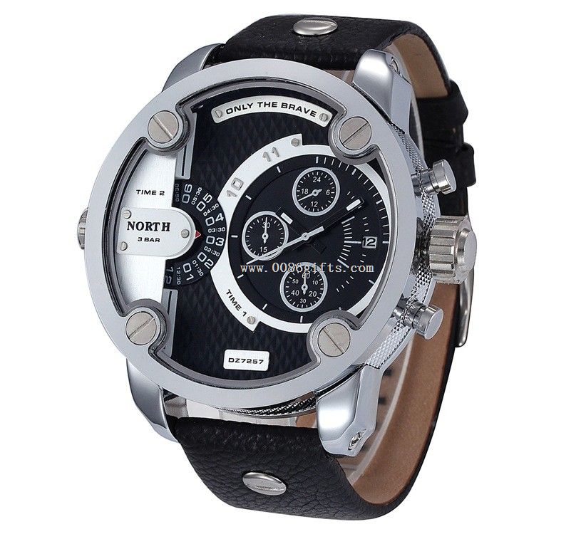 Leather Sport Watch