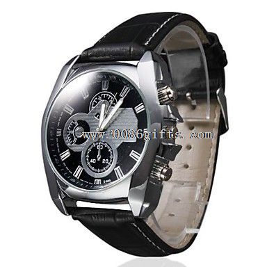 cuir montre homme