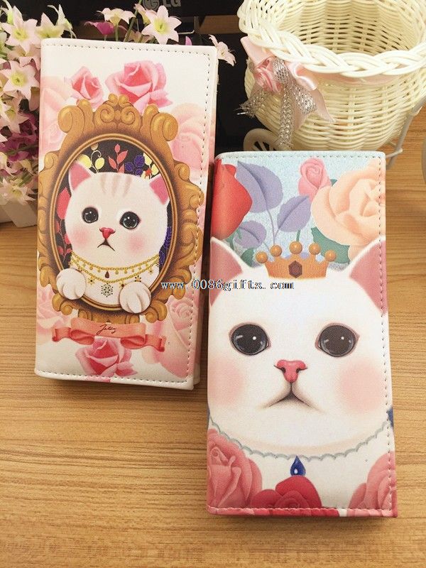 schöne Katze Frauen Brieftasche