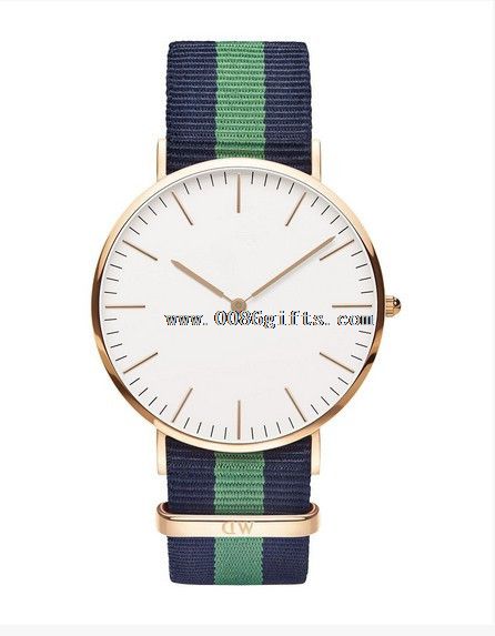 nlyon strap wrist watch