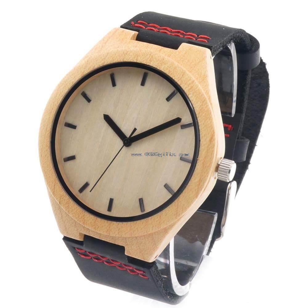 Orologio in legno di Bamboo