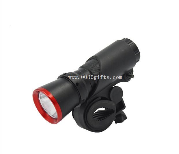 1 LED bike bicycle head tail flashlight