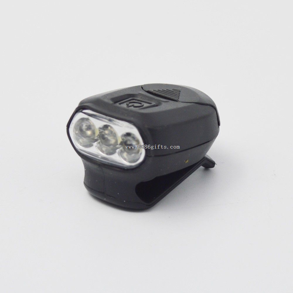 3 LEDs clip luz del libro