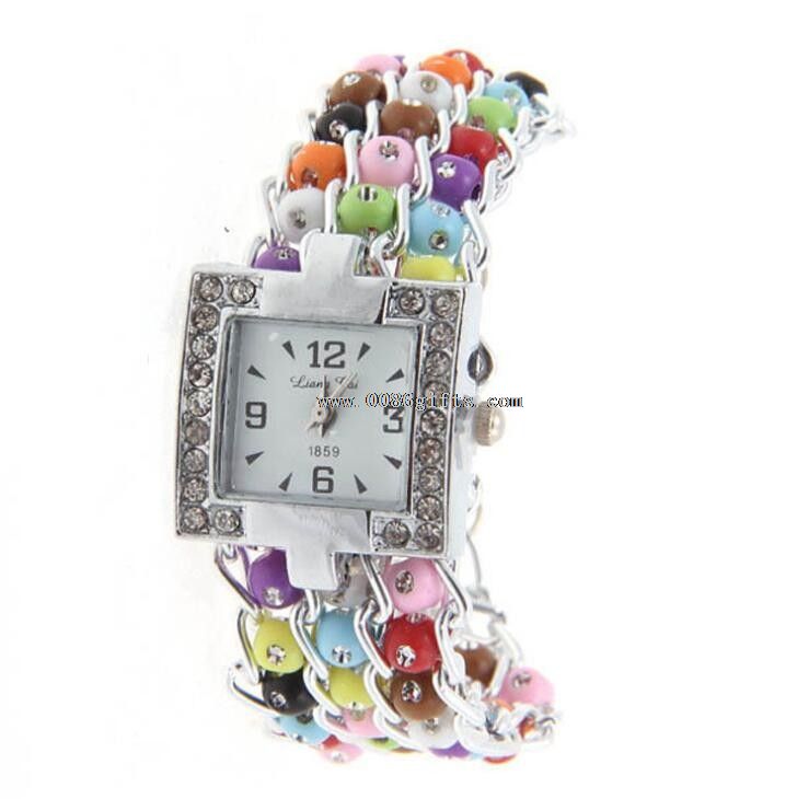 color beads bracelet watches