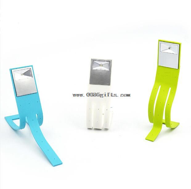 Colorful bookmark reading light