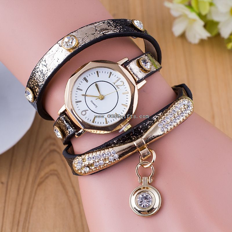 Strass-Armband-Uhr