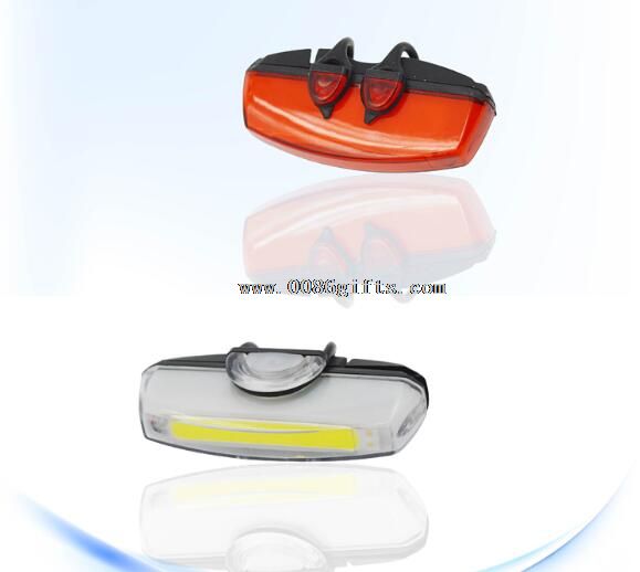 USB ile şarj edilebilir COB şarj Bisiklet ışık led