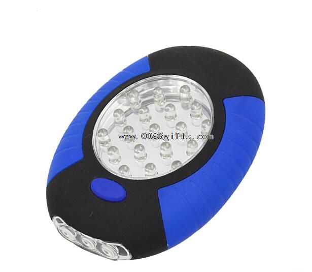 19 plástico LED + 3 LED magnética la luz del trabajo