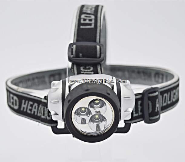 3 LED led headlamp