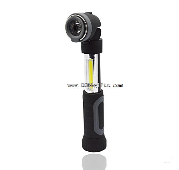 3W COB + 1W LED luce di lavoro telescopico