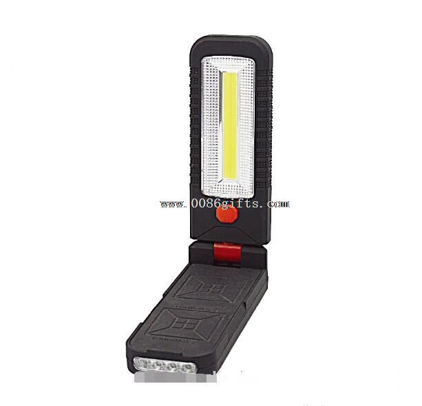 3W COB+4LED Rollover fold Work light with a hook and magnet