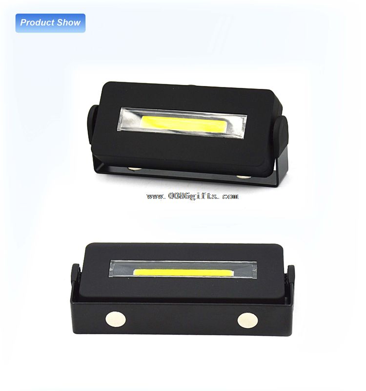 3W COB magnetic new plastic bracket work torch light