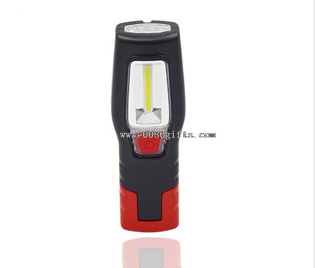 6 LED Torch + 3W COB LED rechargeable blue point led work light