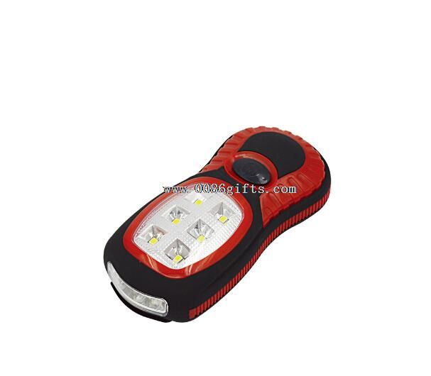 6SMD0.5W+3LED Work light with a hook and magnet