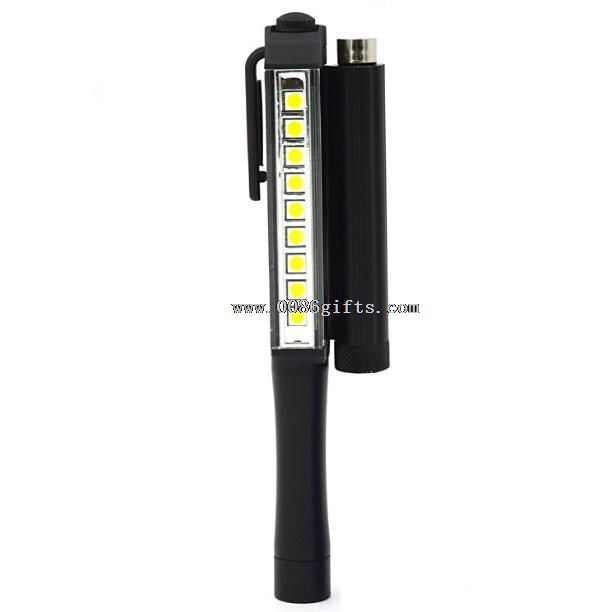 9 SMD magnetic base pen clip telescopic tube new multi-function work torch