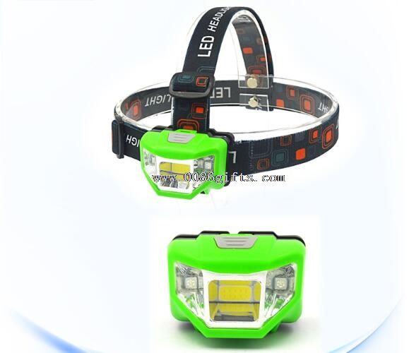 1 merah LED tongkol kecerahan tinggi plastik headlamp