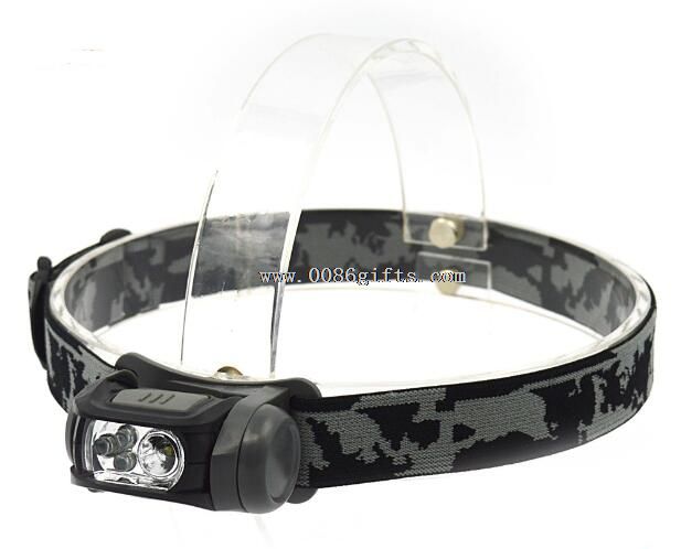 120 lumens 3 merah LED peringatan berfungsi 1 putih LED hight brighness headlamp