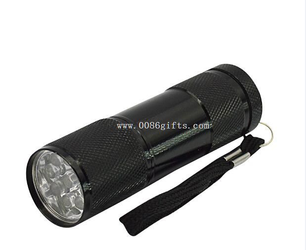 Aluminum Mini 9 LED Flashlight