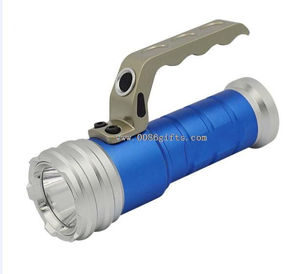 1 LED Blue Zoom Flashlight