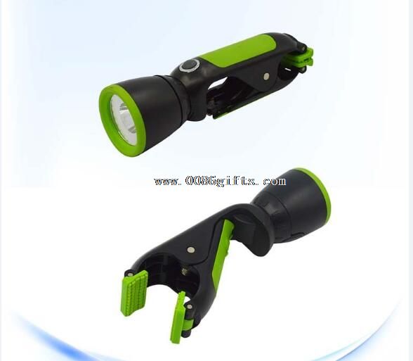 1 plastica clip torcia a LED