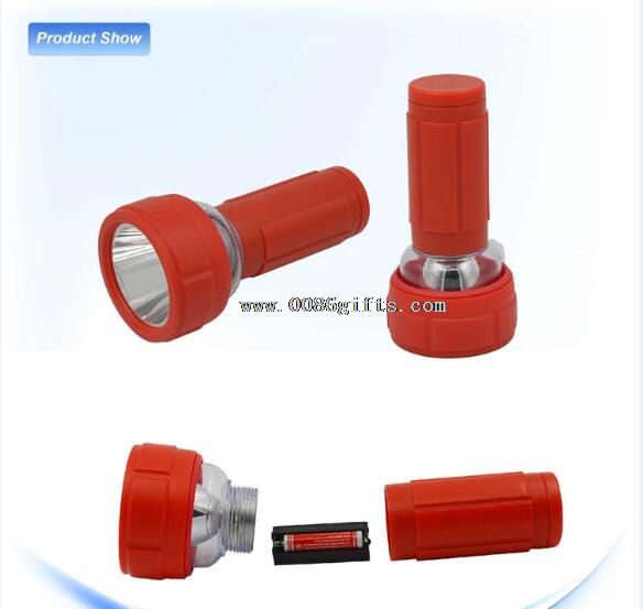 1 Kunststoff Eis-LED-Taschenlampe