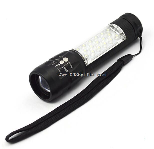 18 LED-uri + 1W LED flashligh