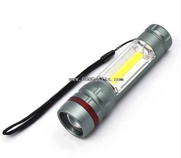 3W COB+3W LED flashlight