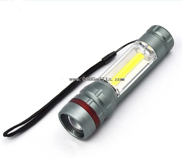 3W COB + 3W LED lommelykt