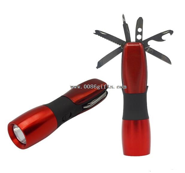 LED Flashlight AL Torch with tools