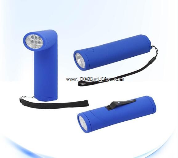 plastic household led flashlight