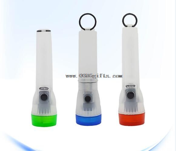 plastic LED car warning safty flashlight