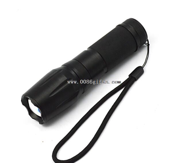 rechargeable flashlight blue point