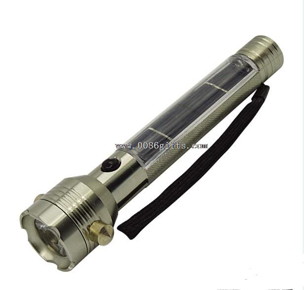 solar power outdoor camping torch