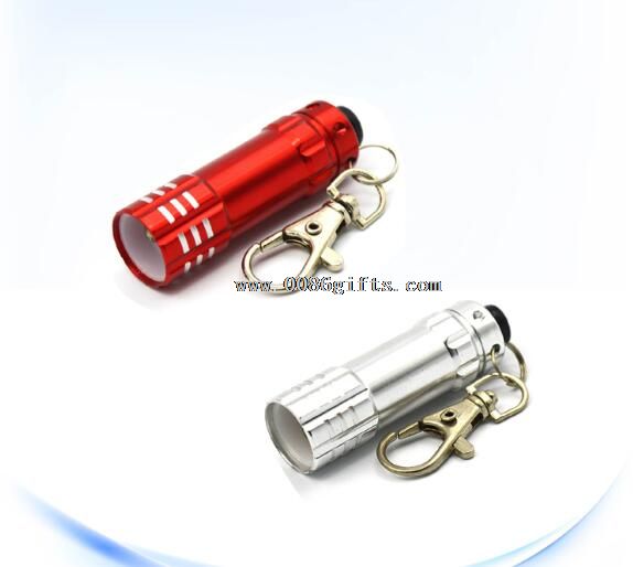 3 LED flashlight keychain